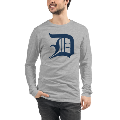 Detroit 'Old English D' T-Shirt | Unisex Long Sleeve