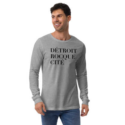 'Détroit Rocque Cité' T-Shirt | Unisex Long Sleeve