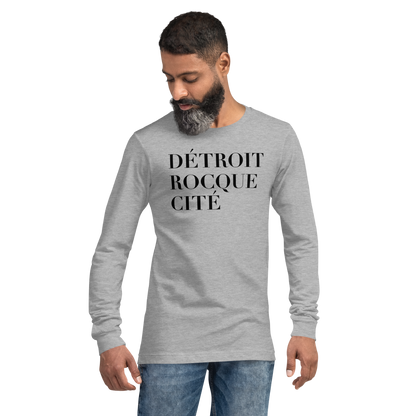 'Détroit Rocque Cité' T-Shirt | Unisex Long Sleeve