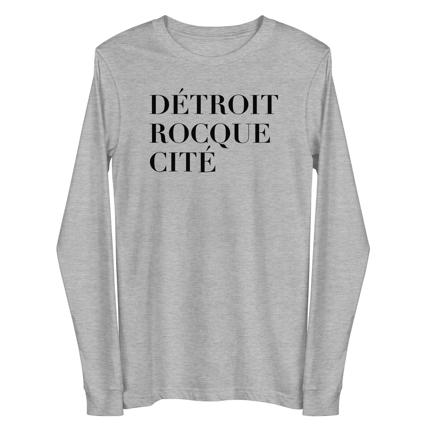 'Détroit Rocque Cité' T-Shirt | Unisex Long Sleeve