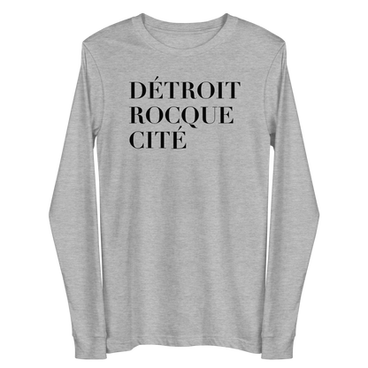 'Détroit Rocque Cité' T-Shirt | Unisex Long Sleeve