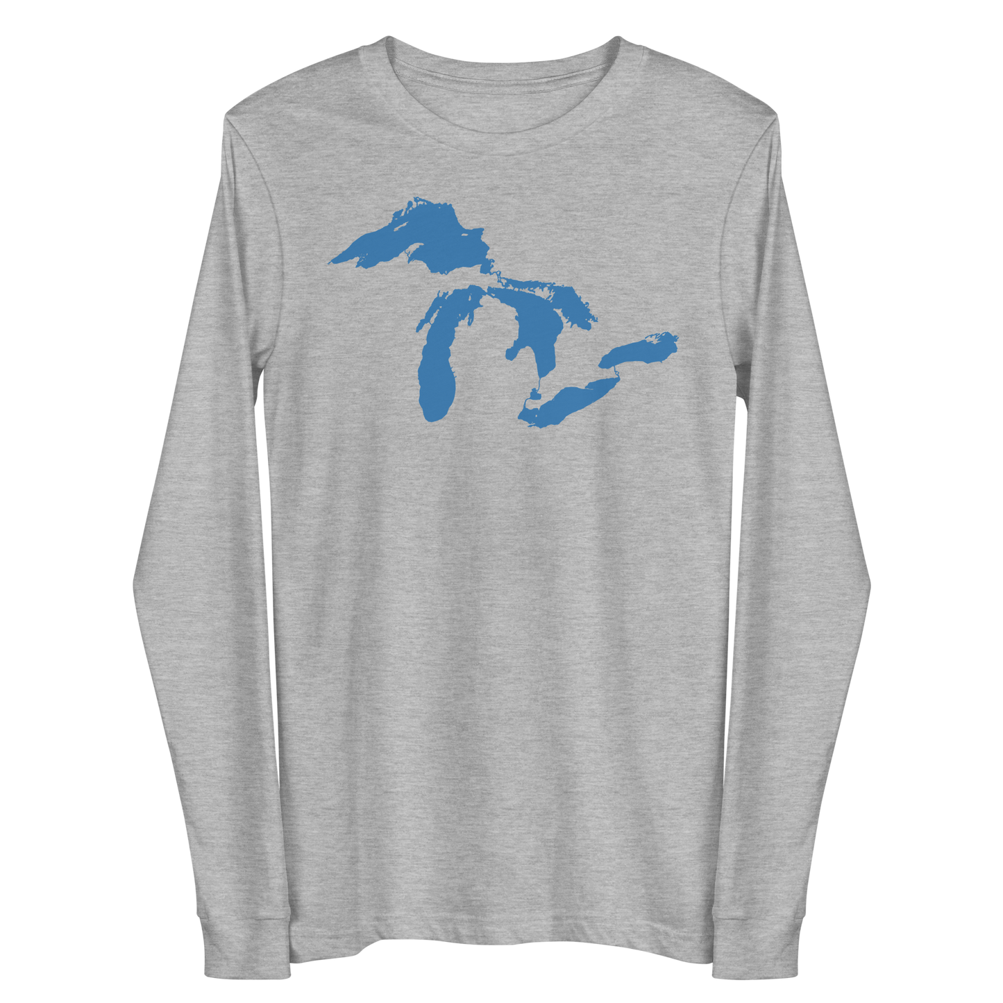 Great Lakes T-Shirt | Unisex Long Sleeve - Superior Blue