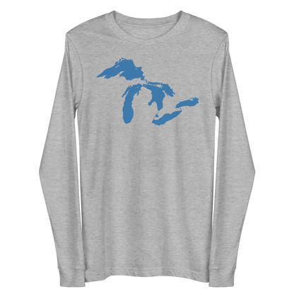 Great Lakes T-Shirt | Unisex Long Sleeve - Superior Blue