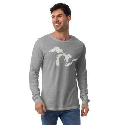 Great Lakes T-Shirt | Unisex Long Sleeve - White