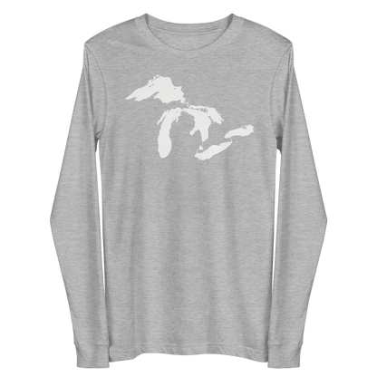 Great Lakes T-Shirt | Unisex Long Sleeve - White