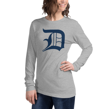 Detroit 'Old English D' T-Shirt | Unisex Long Sleeve