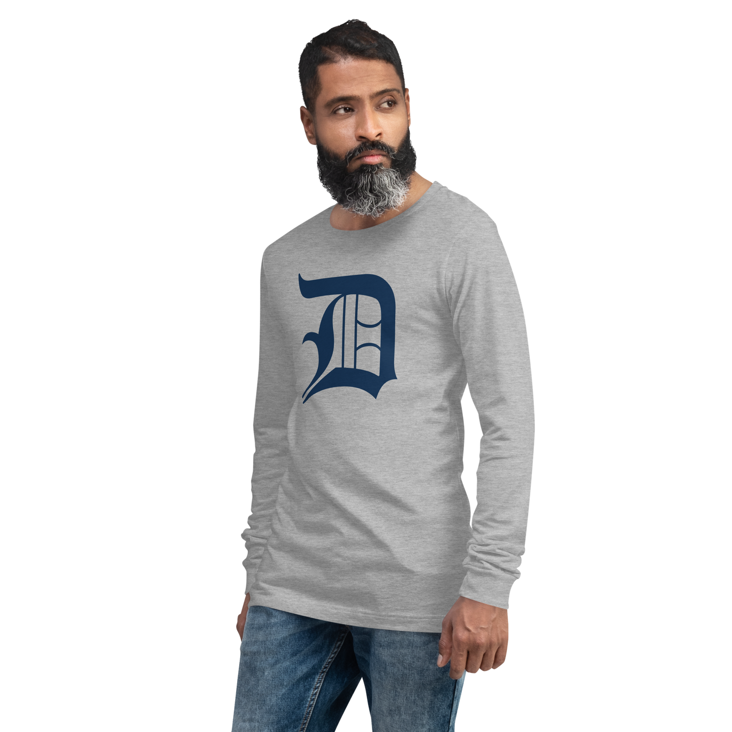 Detroit 'Old English D' T-Shirt | Unisex Long Sleeve