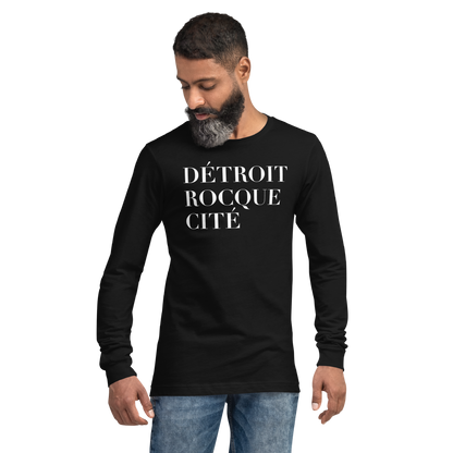 'Détroit Rocque Cité' T-Shirt | Unisex Long Sleeve