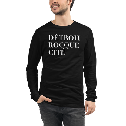 'Détroit Rocque Cité' T-Shirt | Unisex Long Sleeve