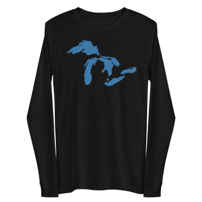 Great Lakes T-Shirt | Unisex Long Sleeve - Superior Blue