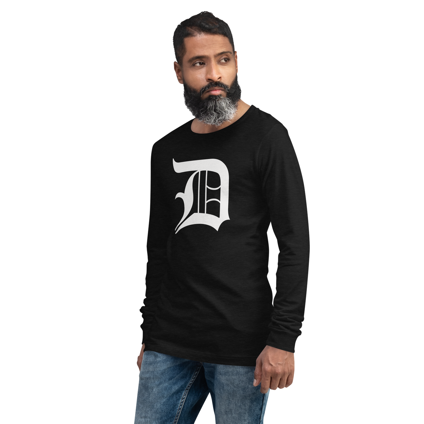 Detroit 'Old English D' T-Shirt | Unisex Long Sleeve