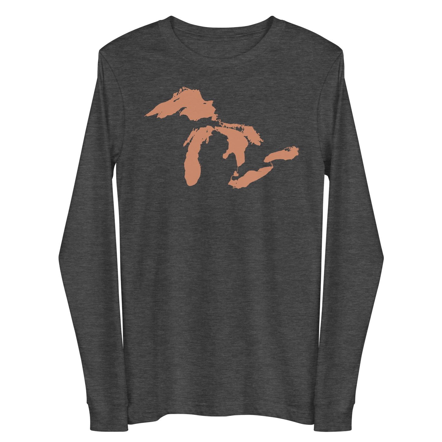 Great Lakes T-Shirt | Unisex Long Sleeve - Copper