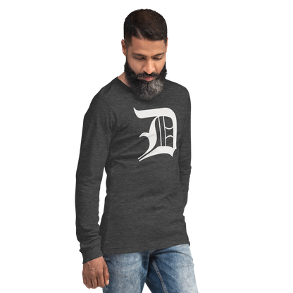 Detroit 'Old English D' T-Shirt | Unisex Long Sleeve