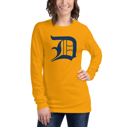 Detroit 'Old English D' T-Shirt | Unisex Long Sleeve