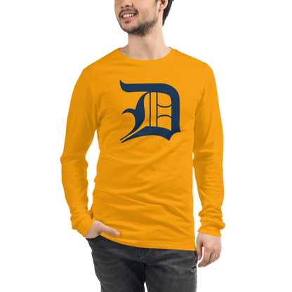 Detroit 'Old English D' T-Shirt | Unisex Long Sleeve