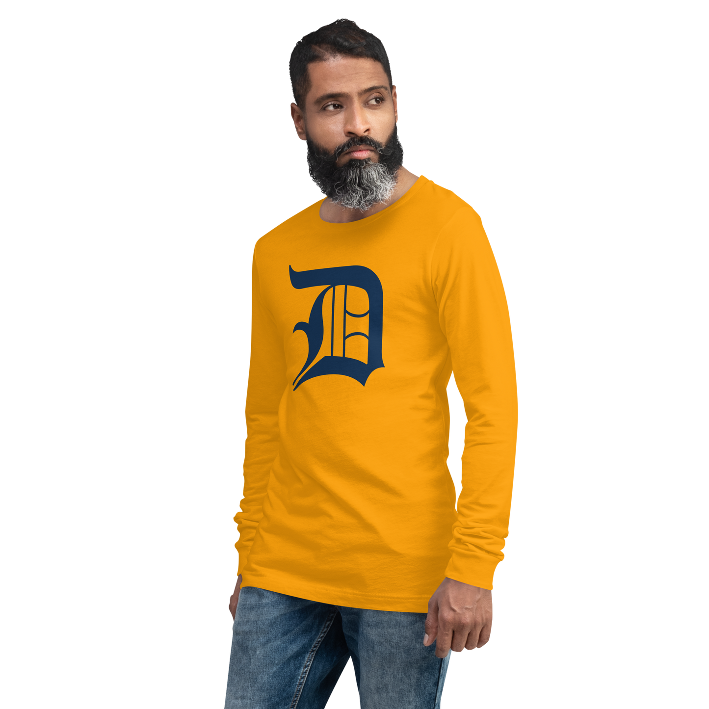 Detroit 'Old English D' T-Shirt | Unisex Long Sleeve