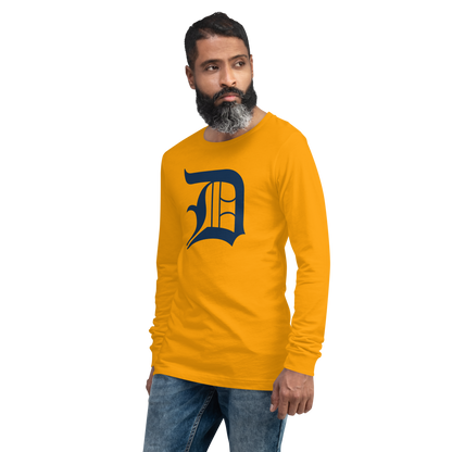 Detroit 'Old English D' T-Shirt | Unisex Long Sleeve