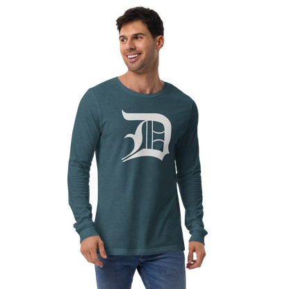 Detroit 'Old English D' T-Shirt | Unisex Long Sleeve