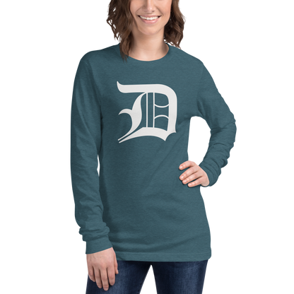 Detroit 'Old English D' T-Shirt | Unisex Long Sleeve