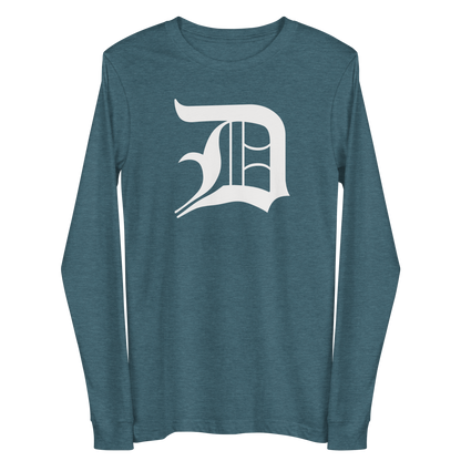 Detroit 'Old English D' T-Shirt | Unisex Long Sleeve