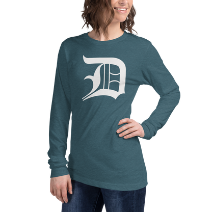 Detroit 'Old English D' T-Shirt | Unisex Long Sleeve