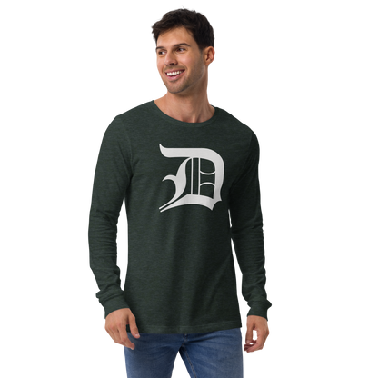 Detroit 'Old English D' T-Shirt | Unisex Long Sleeve