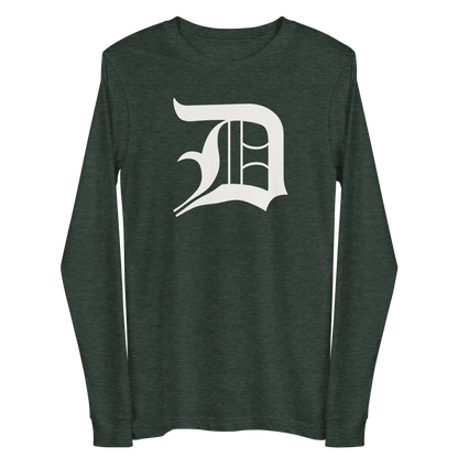 Detroit 'Old English D' T-Shirt | Unisex Long Sleeve