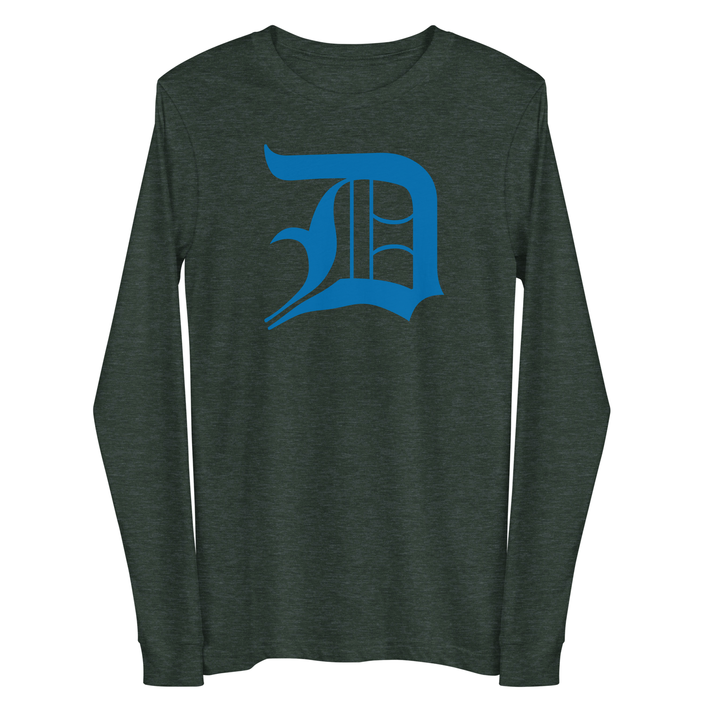 Detroit 'Old English D' T-Shirt (Azure) | Unisex Long Sleeve