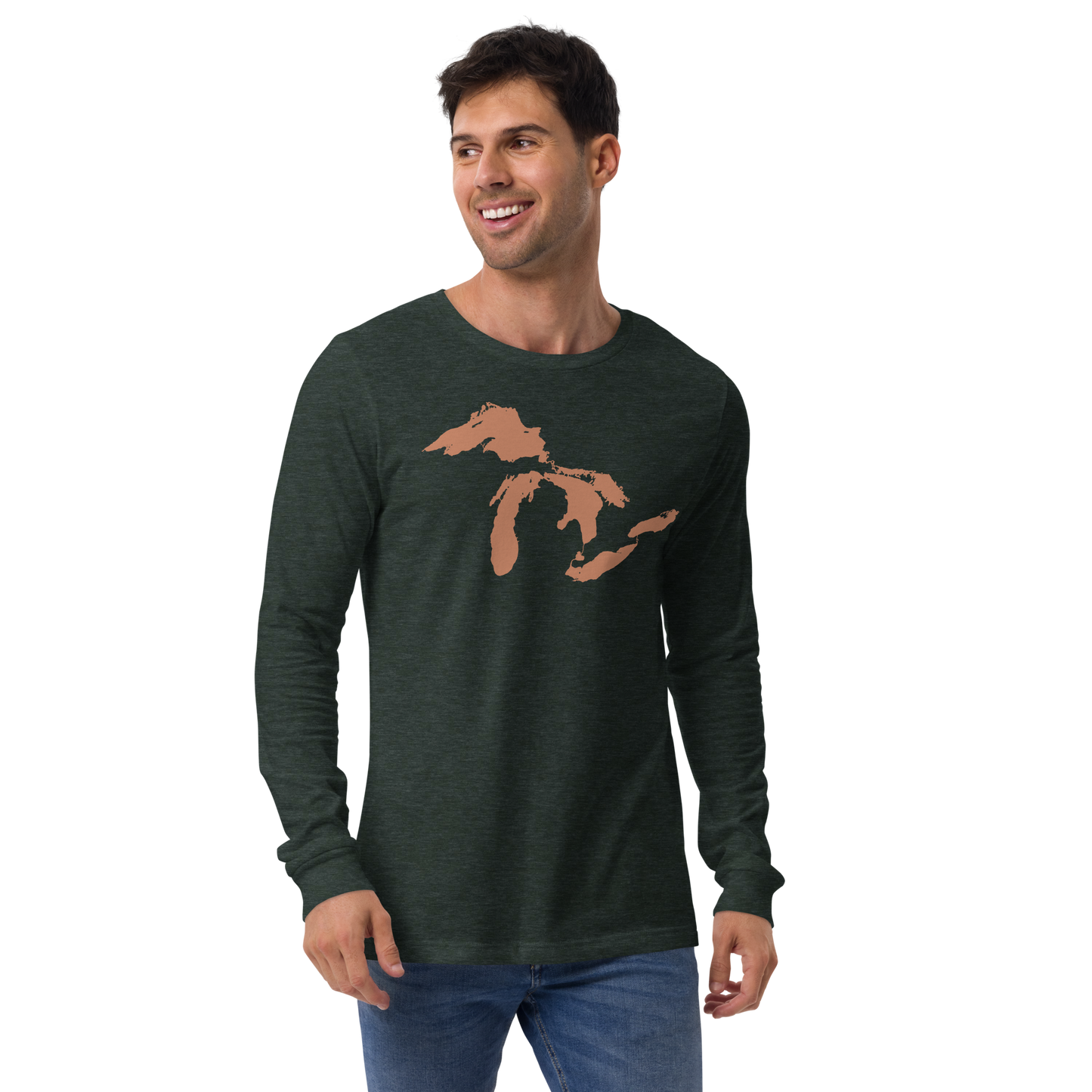 Great Lakes T-Shirt | Unisex Long Sleeve - Copper