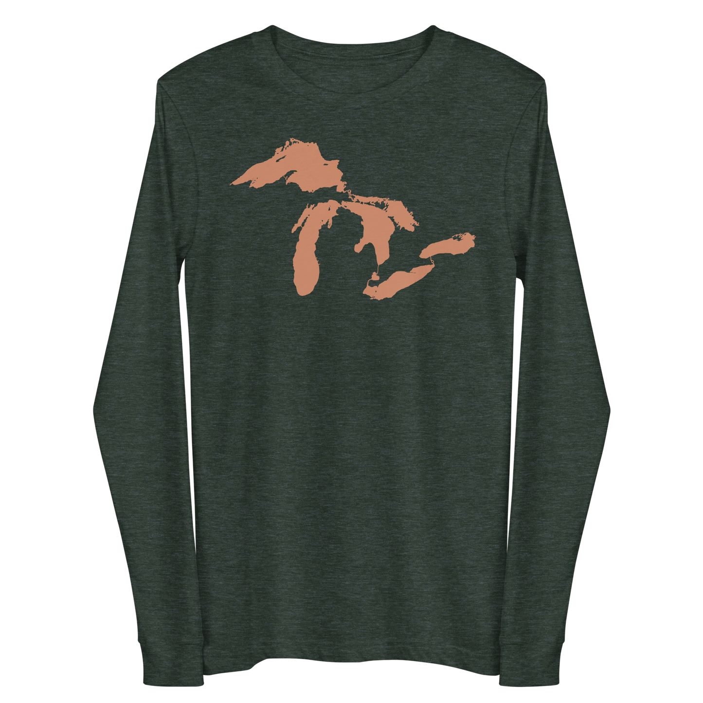 Great Lakes T-Shirt | Unisex Long Sleeve - Copper