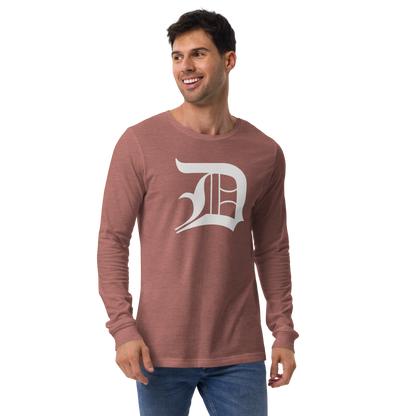 Detroit 'Old English D' T-Shirt | Unisex Long Sleeve