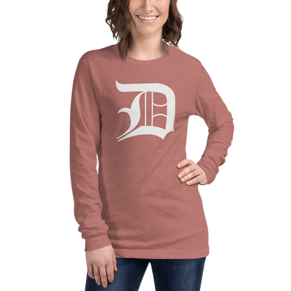 Detroit 'Old English D' T-Shirt | Unisex Long Sleeve