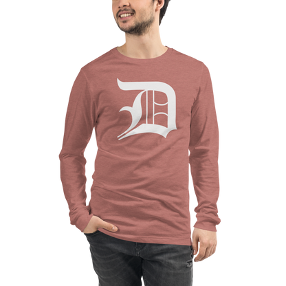 Detroit 'Old English D' T-Shirt | Unisex Long Sleeve