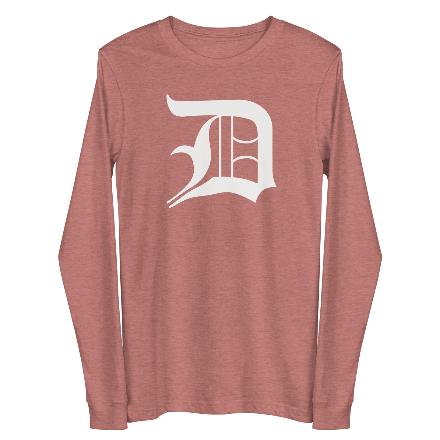 Detroit 'Old English D' T-Shirt | Unisex Long Sleeve