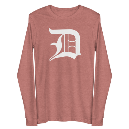 Detroit 'Old English D' T-Shirt | Unisex Long Sleeve