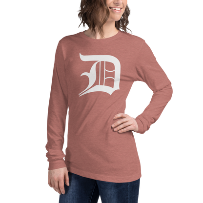 Detroit 'Old English D' T-Shirt | Unisex Long Sleeve