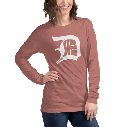 Detroit 'Old English D' T-Shirt | Unisex Long Sleeve