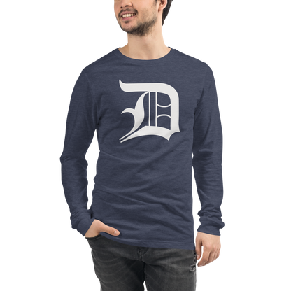 Detroit 'Old English D' T-Shirt | Unisex Long Sleeve