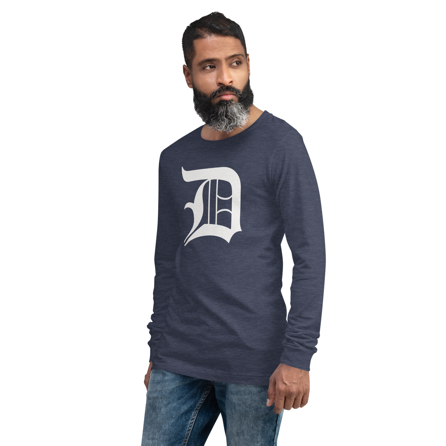 Detroit 'Old English D' T-Shirt | Unisex Long Sleeve