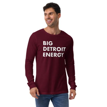 'Big Detroit Energy' T-Shirt | Unisex Long Sleeve