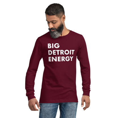 'Big Detroit Energy' T-Shirt | Unisex Long Sleeve