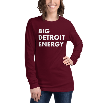 'Big Detroit Energy' T-Shirt | Unisex Long Sleeve