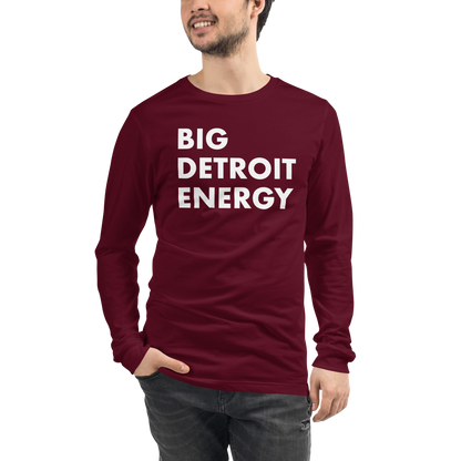 'Big Detroit Energy' T-Shirt | Unisex Long Sleeve