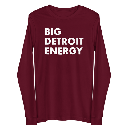'Big Detroit Energy' T-Shirt | Unisex Long Sleeve
