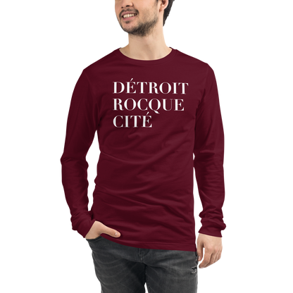 'Détroit Rocque Cité' T-Shirt | Unisex Long Sleeve