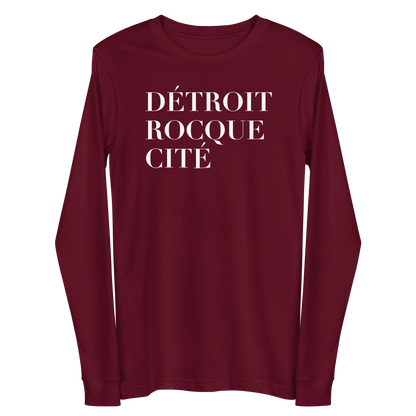 'Détroit Rocque Cité' T-Shirt | Unisex Long Sleeve