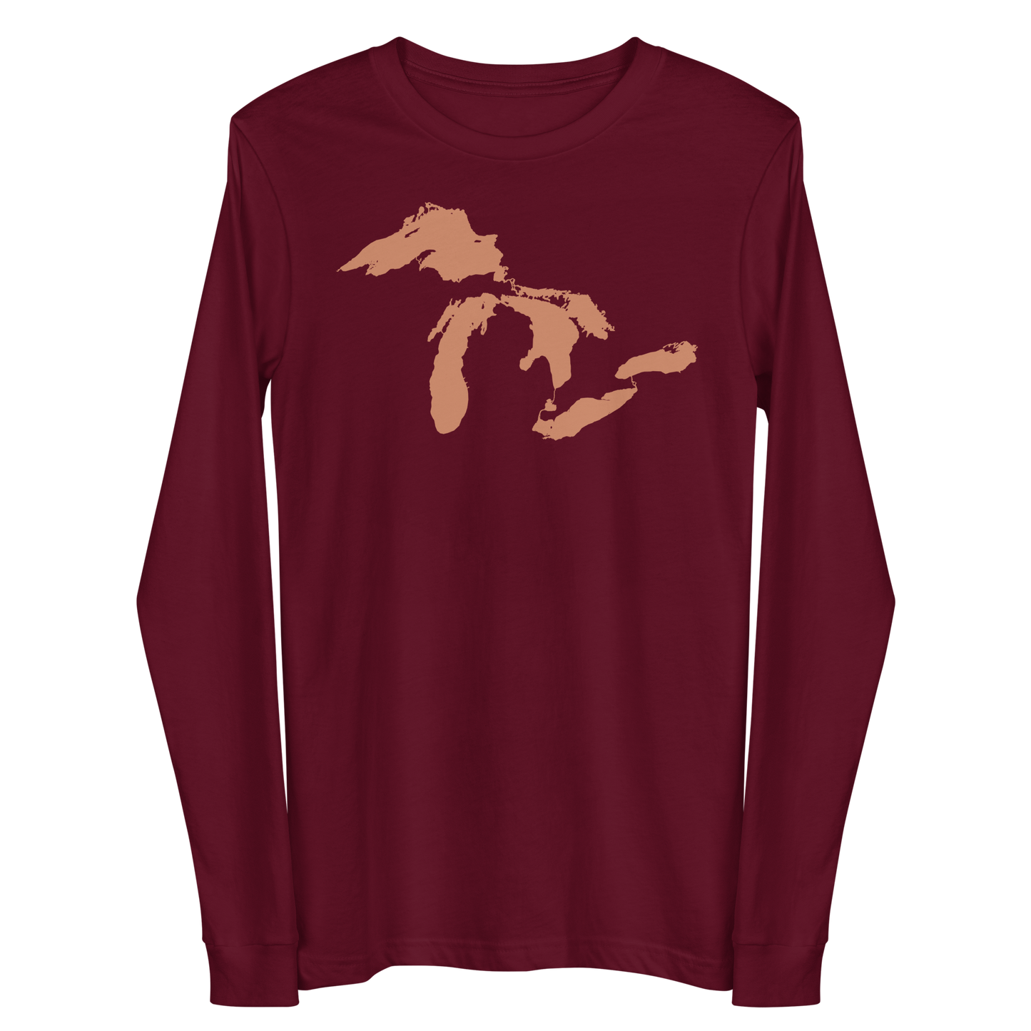 Great Lakes T-Shirt | Unisex Long Sleeve - Copper