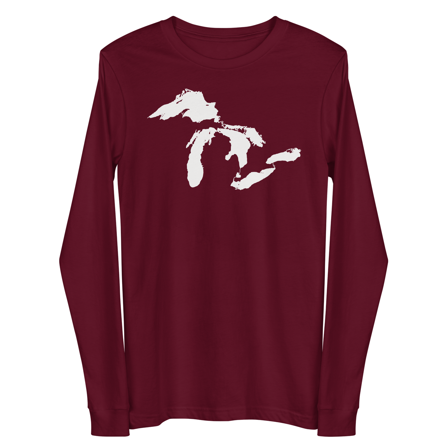 Great Lakes T-Shirt | Unisex Long Sleeve - White