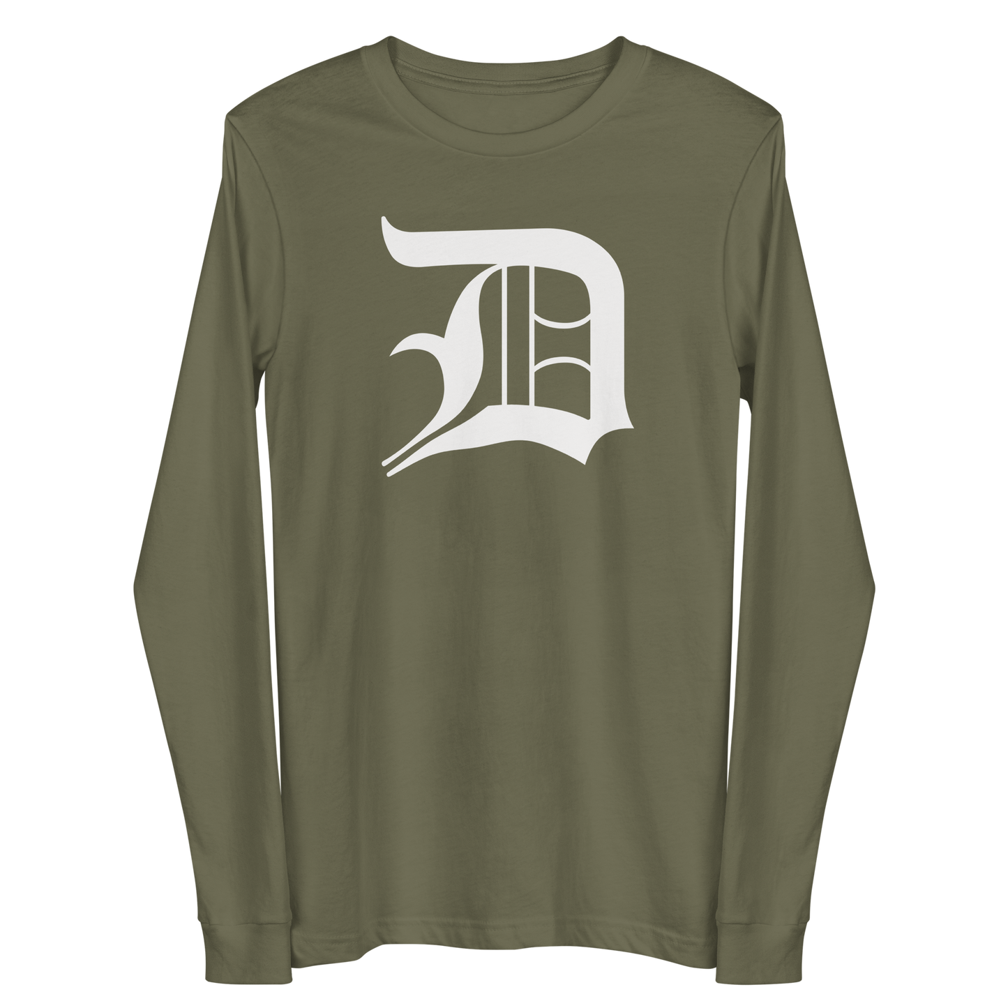 Detroit 'Old English D' T-Shirt | Unisex Long Sleeve