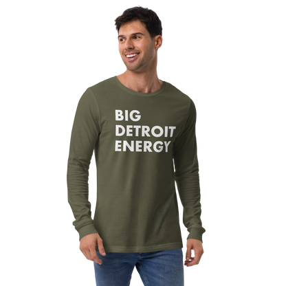 'Big Detroit Energy' T-Shirt | Unisex Long Sleeve